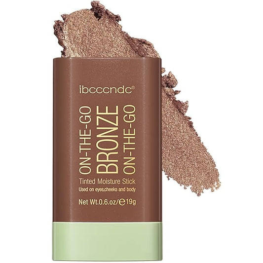 MEICOLY Cream Bronzer Stick, Natural Highlight Contour Makeup,Face