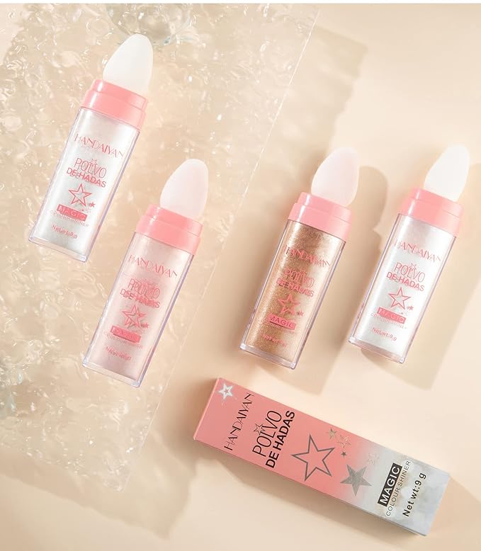 AKARY Shimmer Highlighter Powder, Fairy Polvo De Hadas