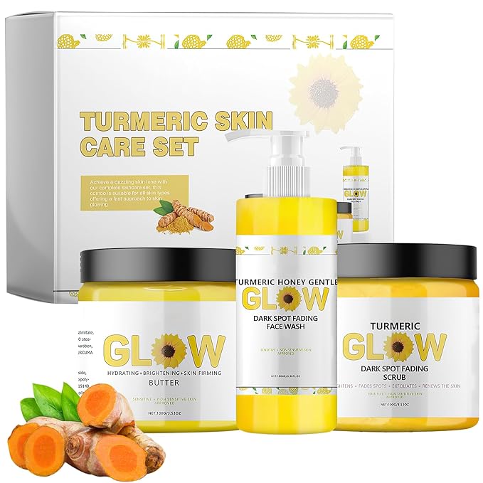 Glow Combo Skincare Set,3 In 1 Glowing