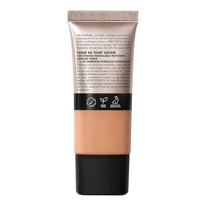 e.l.f. Soft Glam Foundation, Medium Coverage, Long-Lasting & Medium Cool