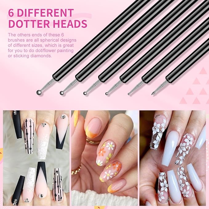 Saviland nail art brushes set