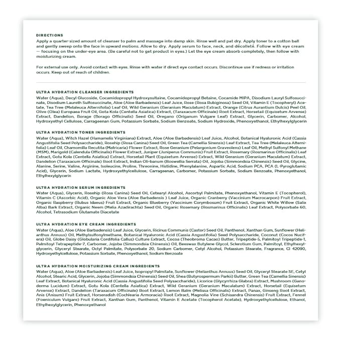 Tree of Life Hydrating Anti-Aging Moisturizing