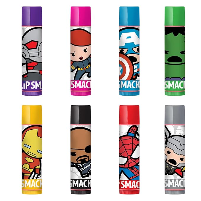 Lip Smacker Marvel Avenger Flavored Lip Balm Party Lip