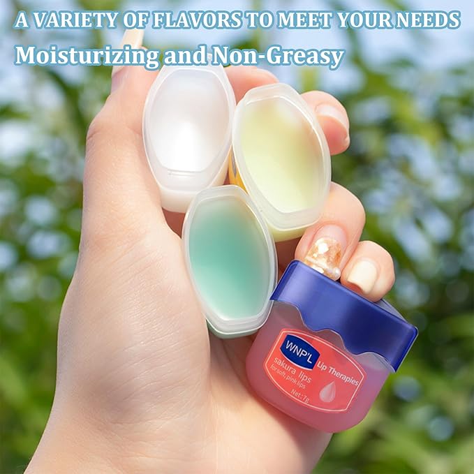 Lip Balm Set, 6Pcs Fruit Moisturizing