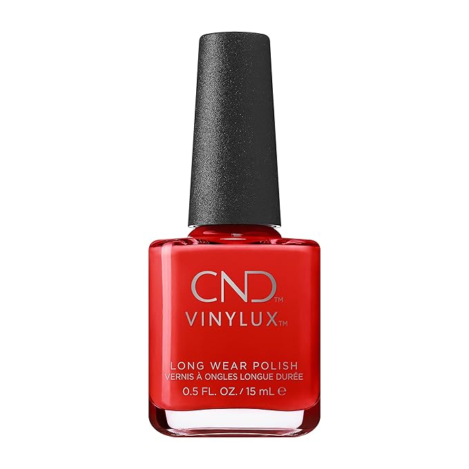 CND Vinylux Longwear Red Nail Polish, Gel-like Shine Longwear