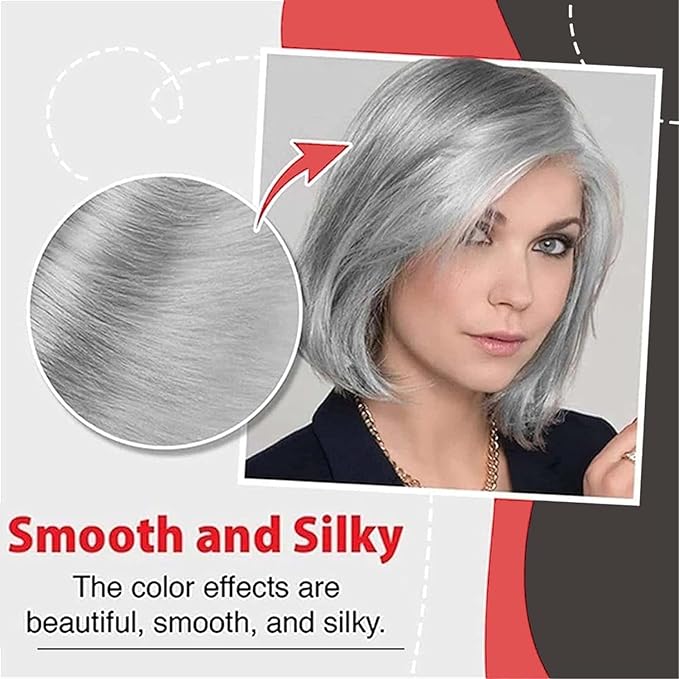 Silver Gray Hair Dye, Silver