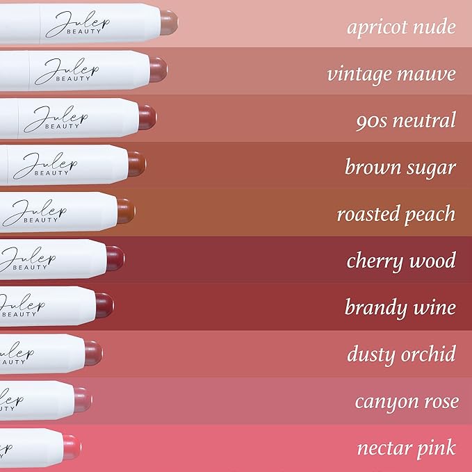 Julep It's Balm Tint of Color Lip Balm Duo - Dusty Orchid Summer + Brown Sugar | Hydrating Lip Color with Vitamin E Core | Natural Gloss Finish | Vegan & Cruelty-Free