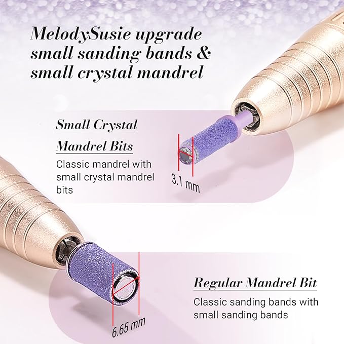 Melodysusie 50 pcs nail drill