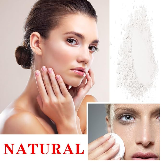 White Setting Powder Translucent Loose Setting Powder Matte