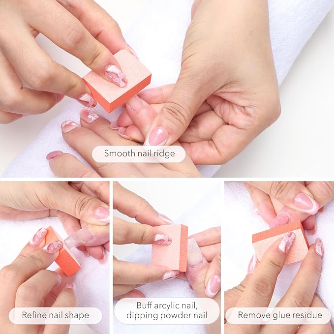 Nail buffer block, 100 pcs