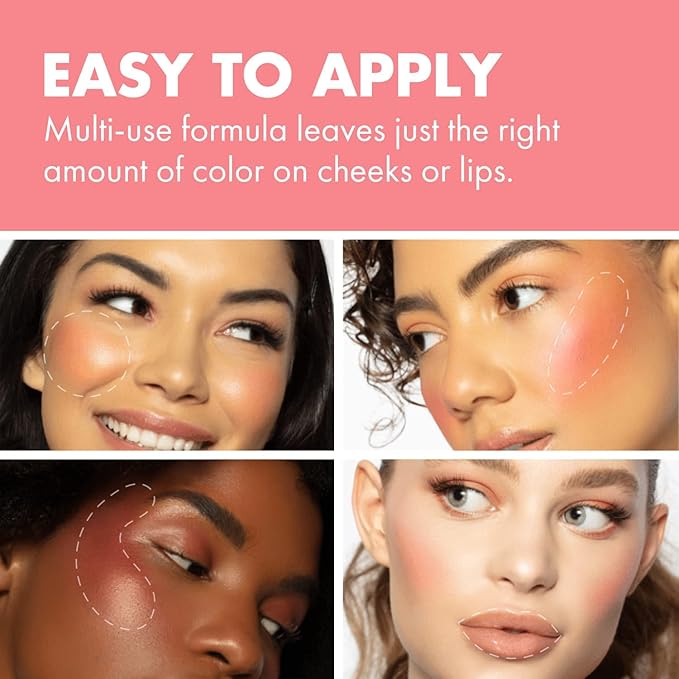 Milani Cheek Kiss Liquid Blush Makeup - Blendable