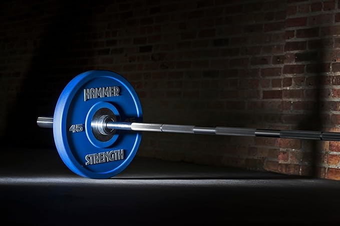 Hammer Strength 45Lb Blue Urethane Bumper Plate
