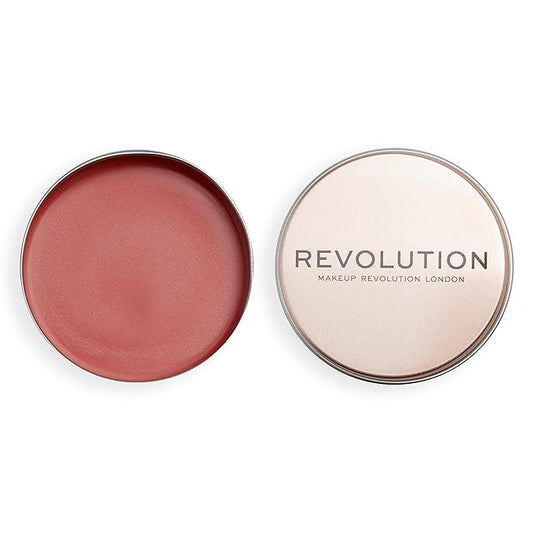 Revolution, Balm Glow, Multi-Use Balm for Cheeks, Eyes & Lips, Buildable Formula, Dewy Finish, Peach Bliss, 1.12 Oz.