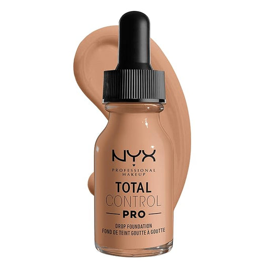 NYX PROFESSIONAL MAKEUP Total Control Pro Drop Foundation, Medium Buff