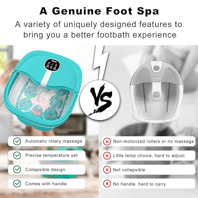 Hospan collapsible foot spa electric