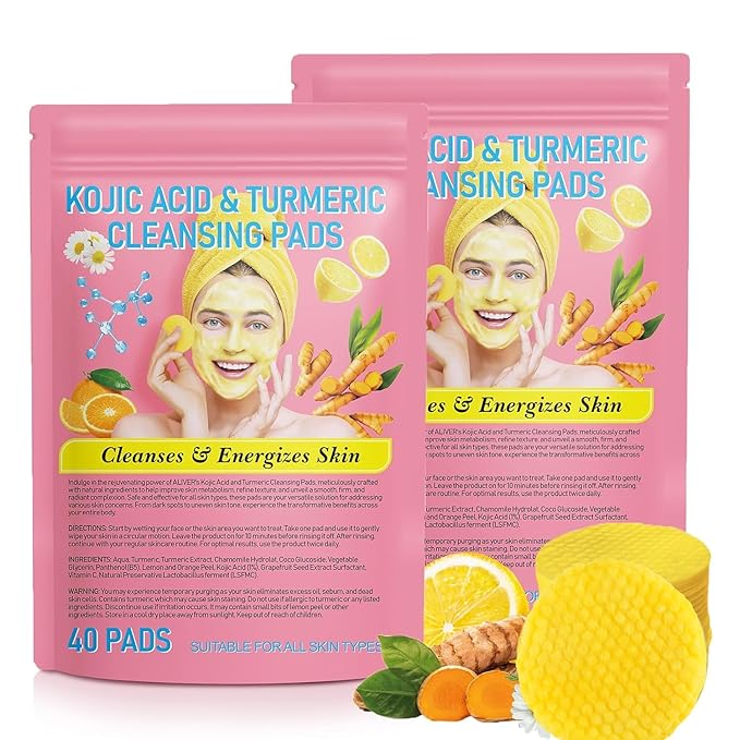 Kojic acid and turmeric cleansing