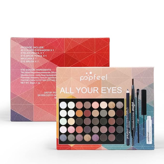 40 Colors Eyeshadow Palette All-in-one Holiday
