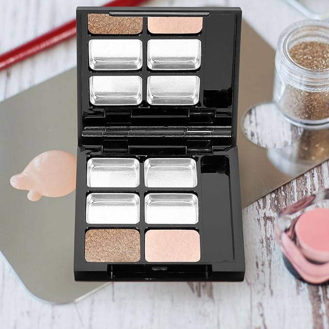 Healifty Empty Lipstick Palette Pan 6-grid Magnetic Eyeshadow