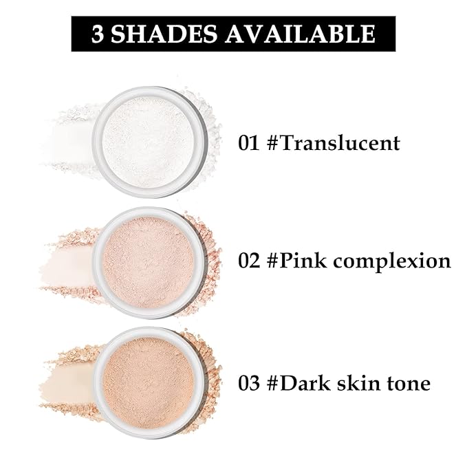 Boobeen Loose Face Powder Translucent Setting Powder Oil