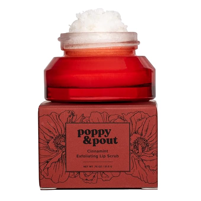 Poppy & Pout Natural Lip Scrub,
