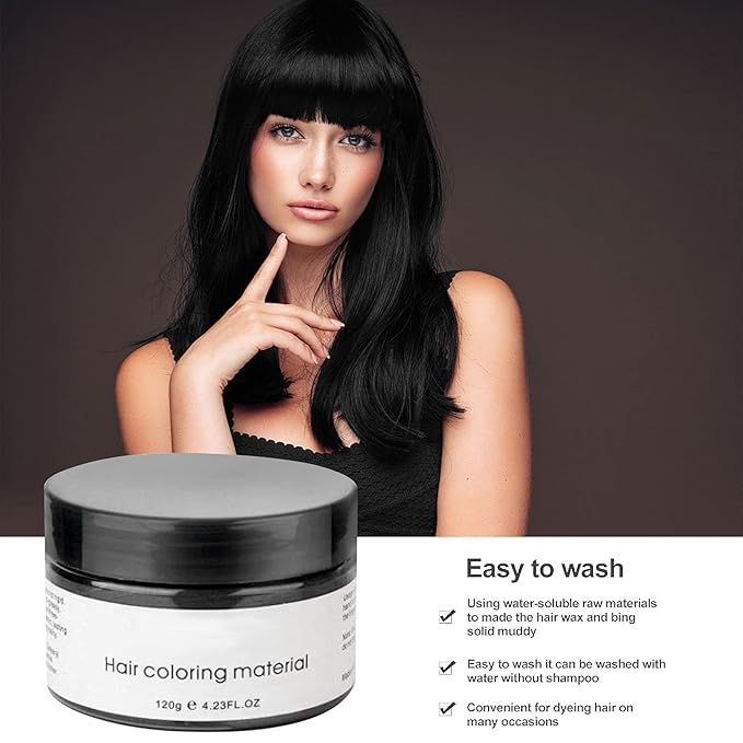 Black Temporary Hair Color,Natural Hair