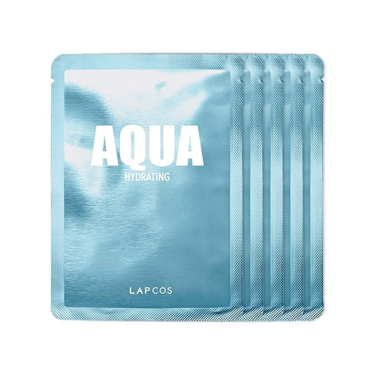 LAPCOS Aqua Sheet Mask, Hydrating Daily Plankton
