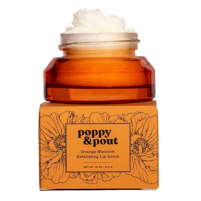 Poppy & Pout Natural Lip Scrub,