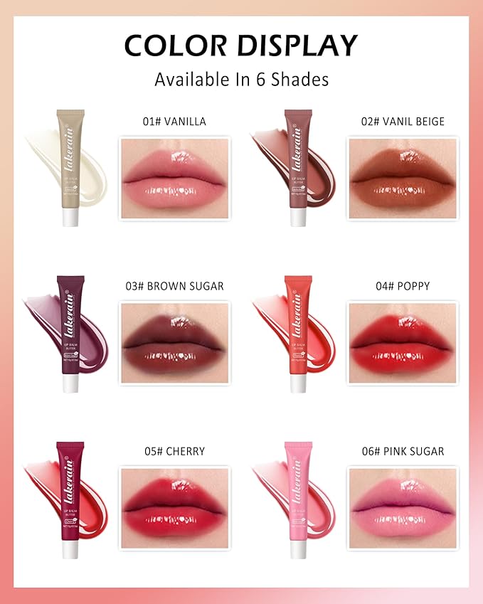 Lip Butter Balm Vanilla,Hydrating Tinted Butter Gift