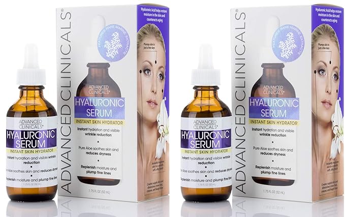 Advanced clinicals hyaluronic acid face