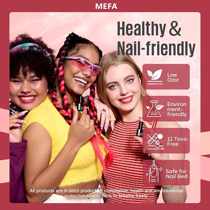 Mefa jelly gel nail polish