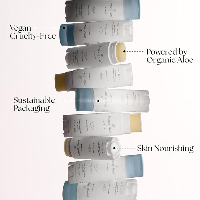 Herbal Peppermint Lipbalm, 3 Pack