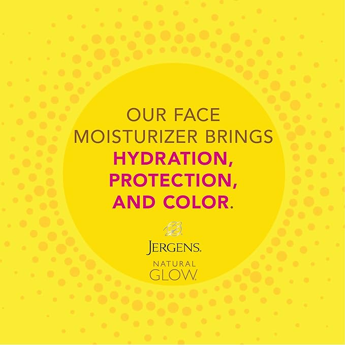 Jergens Natural Glow Face Self Tanner Lotion, SPF 20 Sunless Tanning, Fair to Medium Skin Tone, Daily Facial Sunscreen, Oil Free, Broad Spectrum Protection, 2 Fl Oz (Pack of 2) (Packaging May Vary)