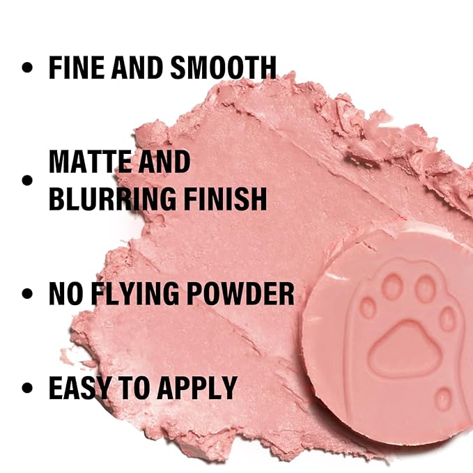 Boobeen Matte Blush Palette for Cheek, Pink Blush