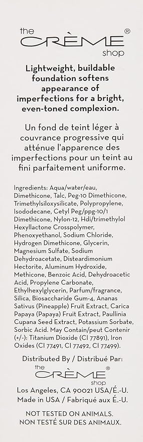 The Crème Shop | Match Made Luminous Liquid 1. (36) 06 oz