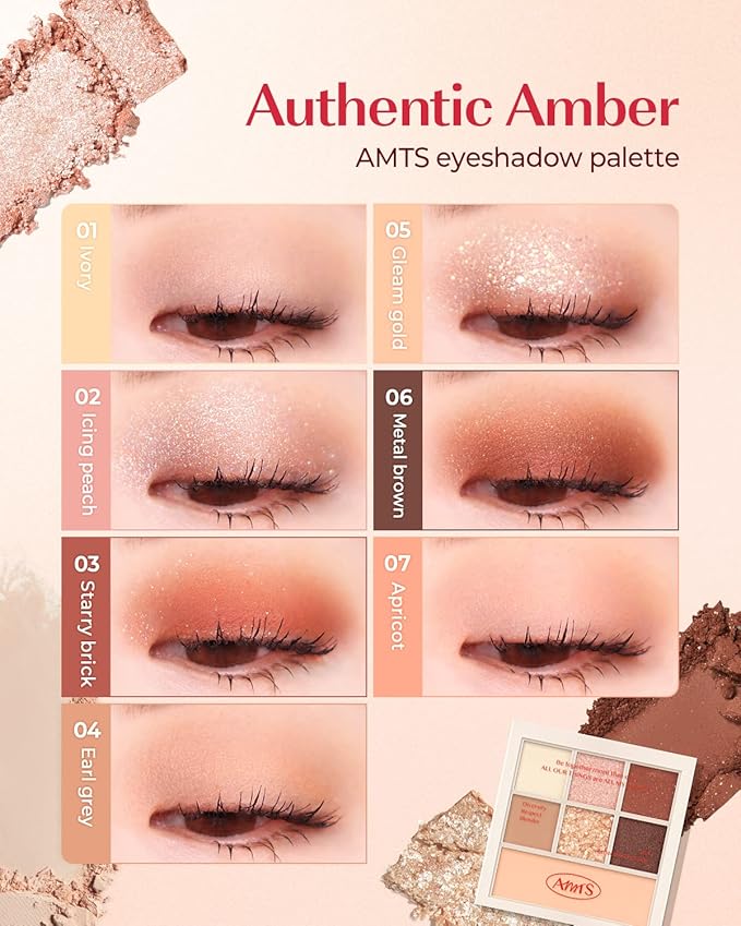AMTS Off Sienna & Authentic Amber Eyeshadow Palettes