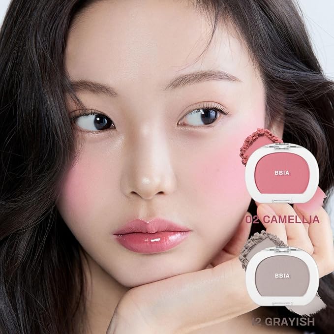 BBIA Last Blush NEW 15 Colors - Cheek Blush Shaping Shading Contour & Highlight Long-Lasting Matte Finish Natural Shades Buildable & Blendable Daily Korean Face Makeup (04 MUTE DAHLIA, Pack of 1)