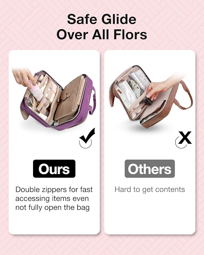 Bagsmart toiletry bag hanging travel