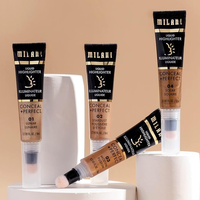 Milani Conceal + Perfect Liquid Highlighter for Added - Solar