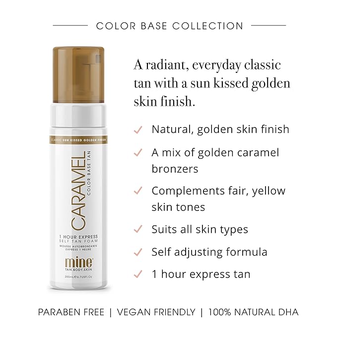 MineTan Caramel Self Tanner Mousse
