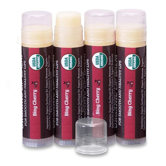 USDA Organic Lip Balm 4-Pack by