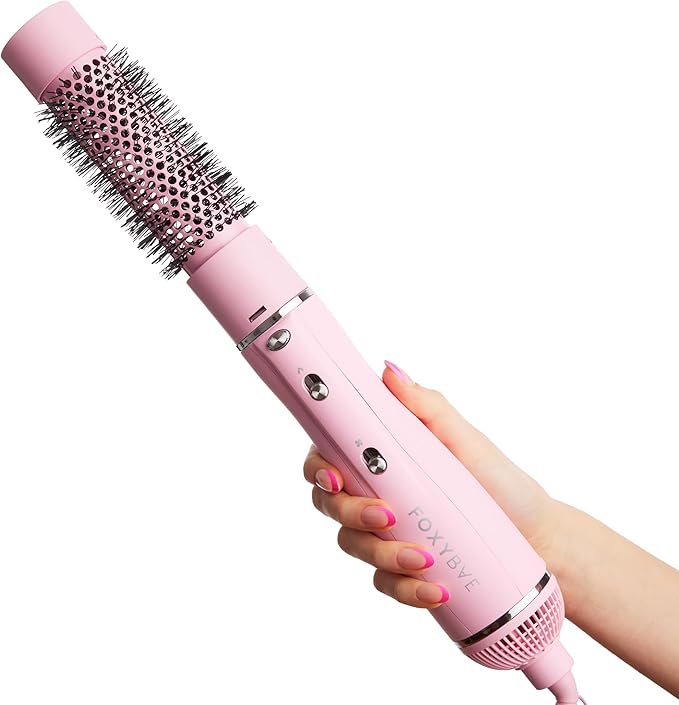FoxyBae 3-in-1 Ceramic Interchangeable Hair Tools - Blowout [Party Pink]