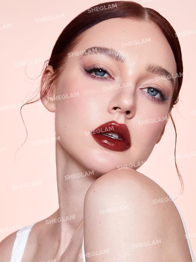 SHEGLAM Pout Pillow Cushion Lip Gloss Moisturizing Liquid Lipstick High Shine Finish Sponge Tip Applicator Non-Sticky Lip Glaze Party -Cat Nap