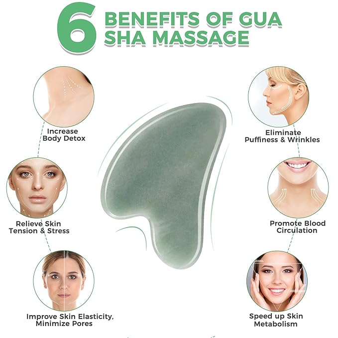 Gua Sha Guasha Facial Tools - Scraping
