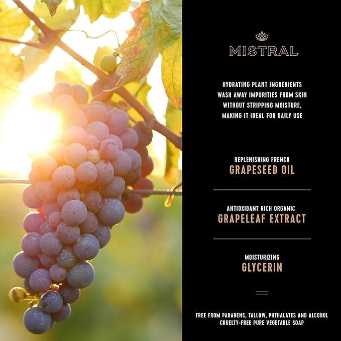 Mistral Bar Soap, Cypress Oak, Large Bar