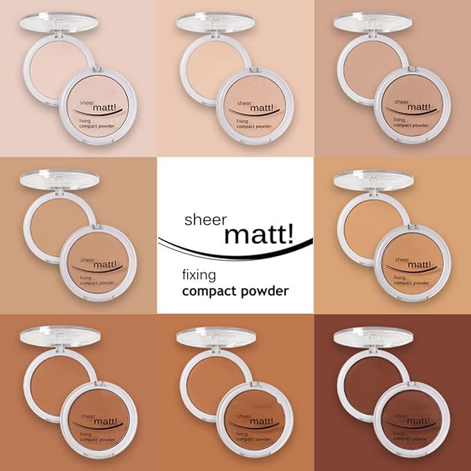 MAEPEOR Pressed Powder 8 Colors Oil Control Matte (07 Sand)