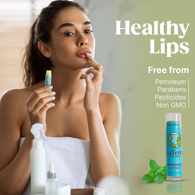 USDA Organic Lip Balm Pack of Moisturizing