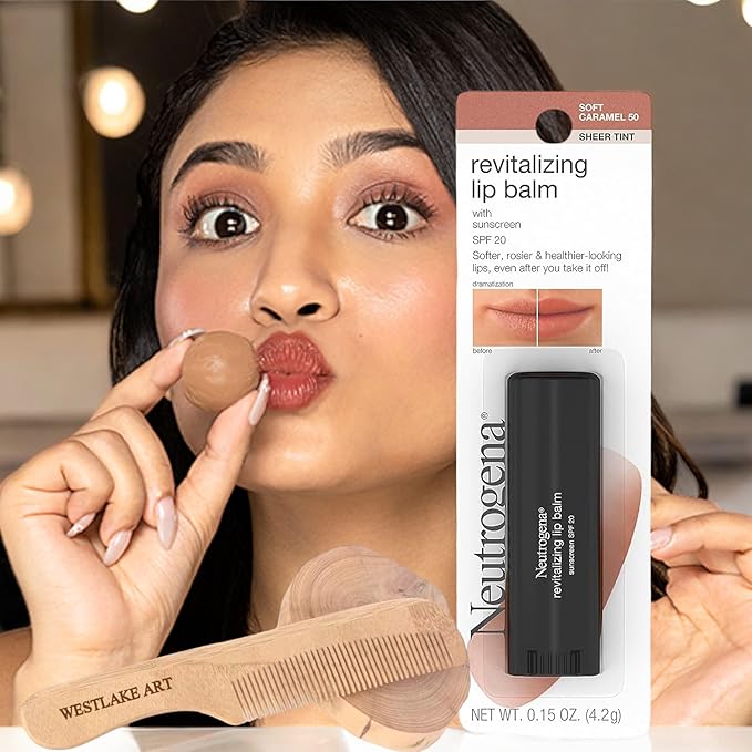 Moisturizer Revitalizing Lip Balm, Soft Caramel