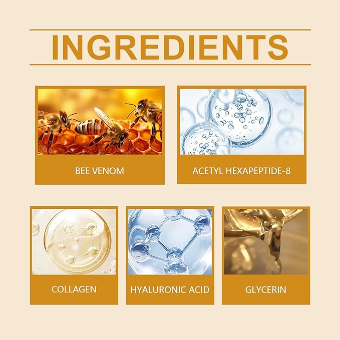 Botox Bee Venom Wrinkle Removal Cream,Anti-Aging Face for All Skin Type Wrinkle Removal & Firming Moisturiser Firming Cream (1)