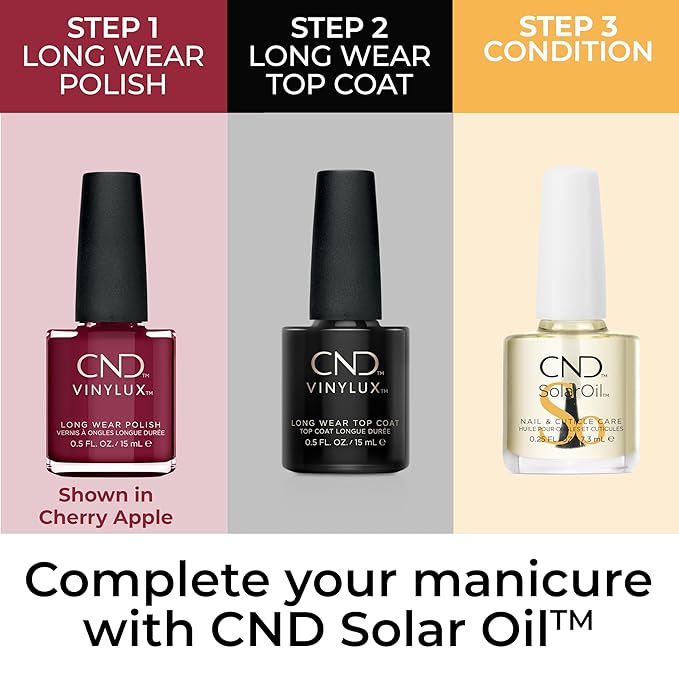 CND Vinylux Longwear Red Nail Polish, Gel-like Shine Longwear