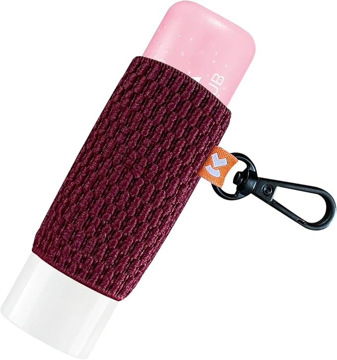 LipBalm Holder with Keychain, Lipstick Holder